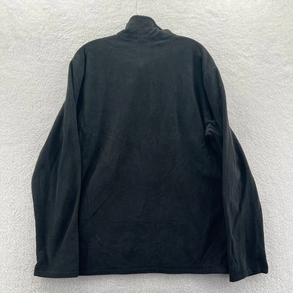 The North Face 1/4 Zip Men Large Black Jumper Pullover Long Sleeve Casual Fleece